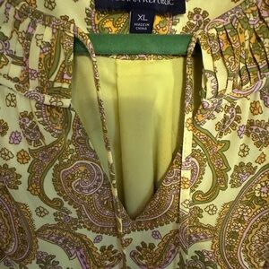 Banana Republic Yellow Paisley Dress